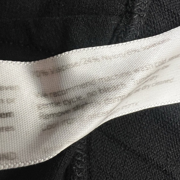 Eileen Fisher Pant Women PP Black Stretch Crepe PullOn Washable Crop Leggings - Picture 7 of 7